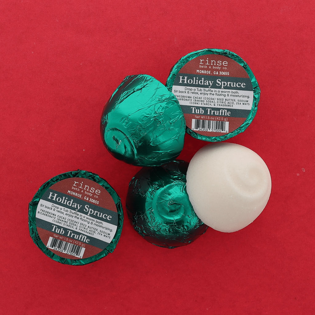 Holiday Spruce Tub Truffle - Rinse Bath & Body