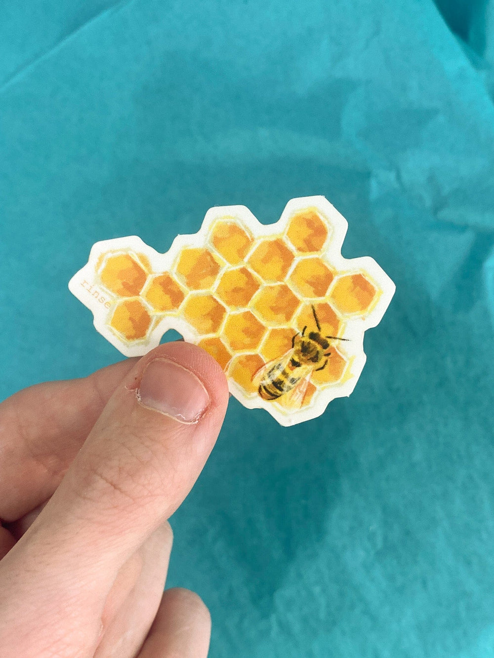 Honeycomb Sticker by Rinse Bath & Body - alternate angle