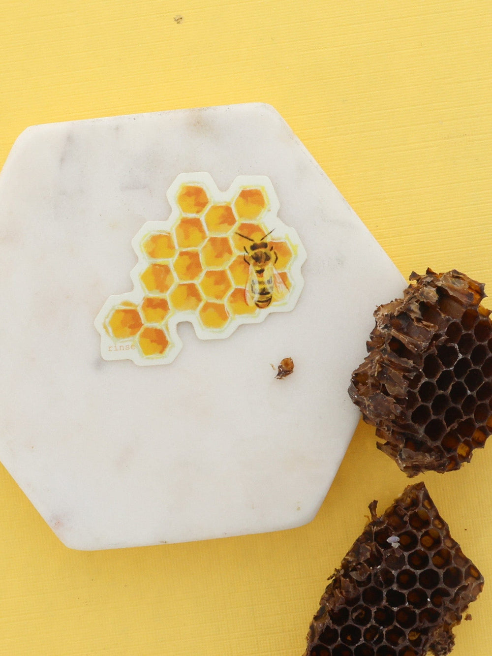 Honeycomb Sticker from Rinse - family-made since 2003 - lifestyle shot