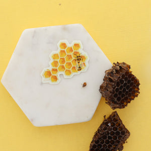 Honeycomb Sticker from Rinse - family-made since 2003 - lifestyle shot