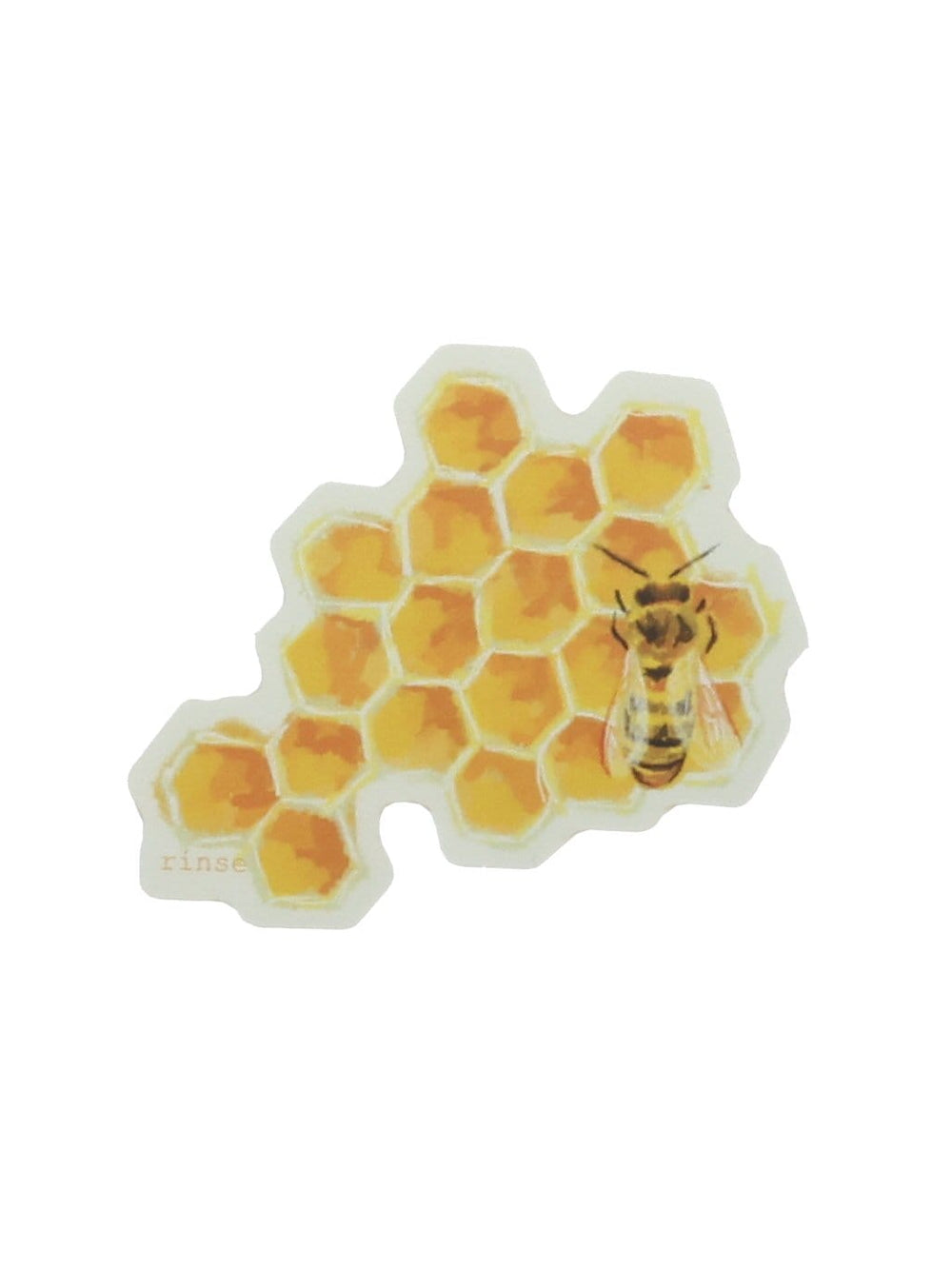 Rinse Honeycomb Sticker - handmade with care
