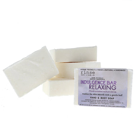 Rinse Indulgence Bar Relaxing handmade natural bar soap - moisturizing and gentle