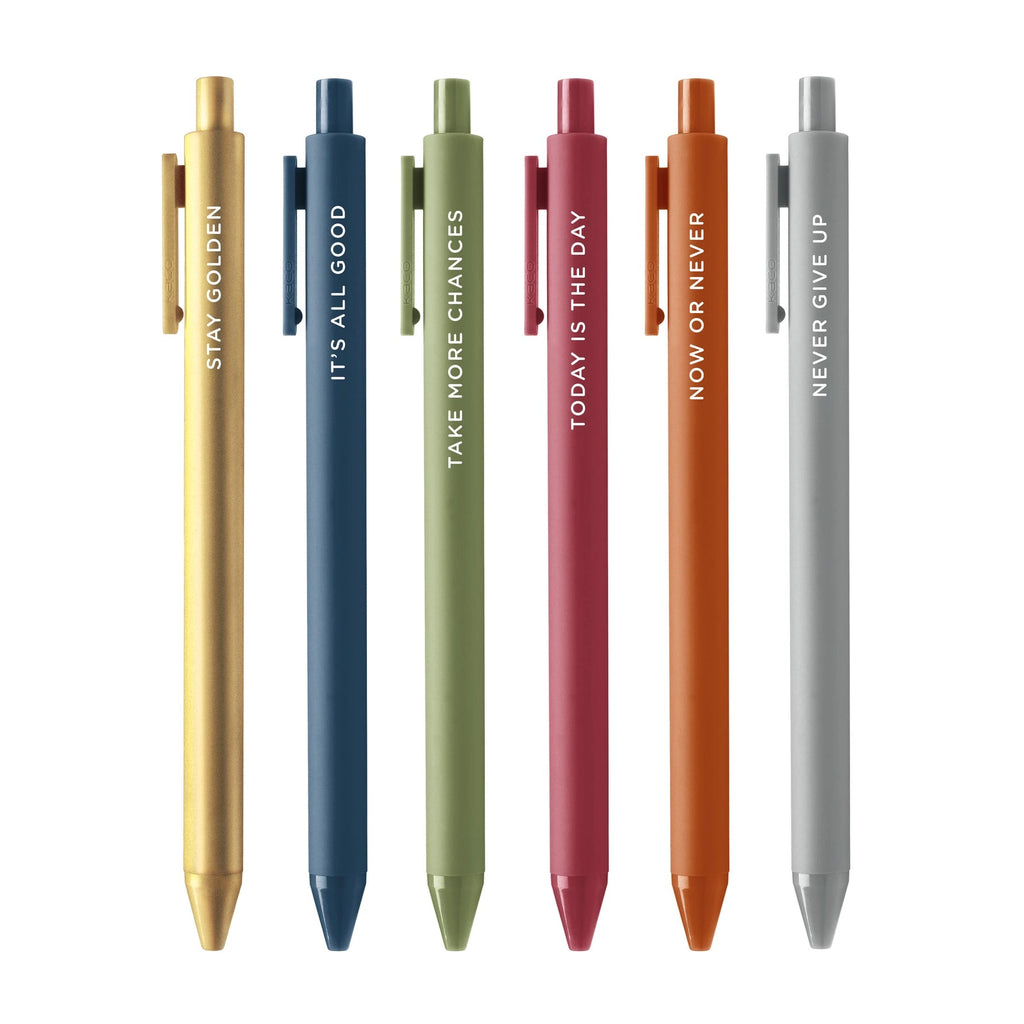 Jotter Pen Set 6 pack - Now or Never - Rinse Bath & Body