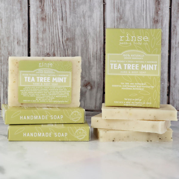 Mini Tea Tree Mint Soap - Rinse Bath & Body