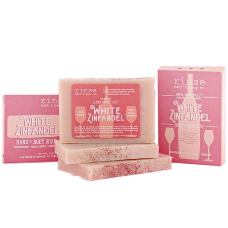 White Zinfandel handmade natural bar soap from Rinse - paraben-free since 2003