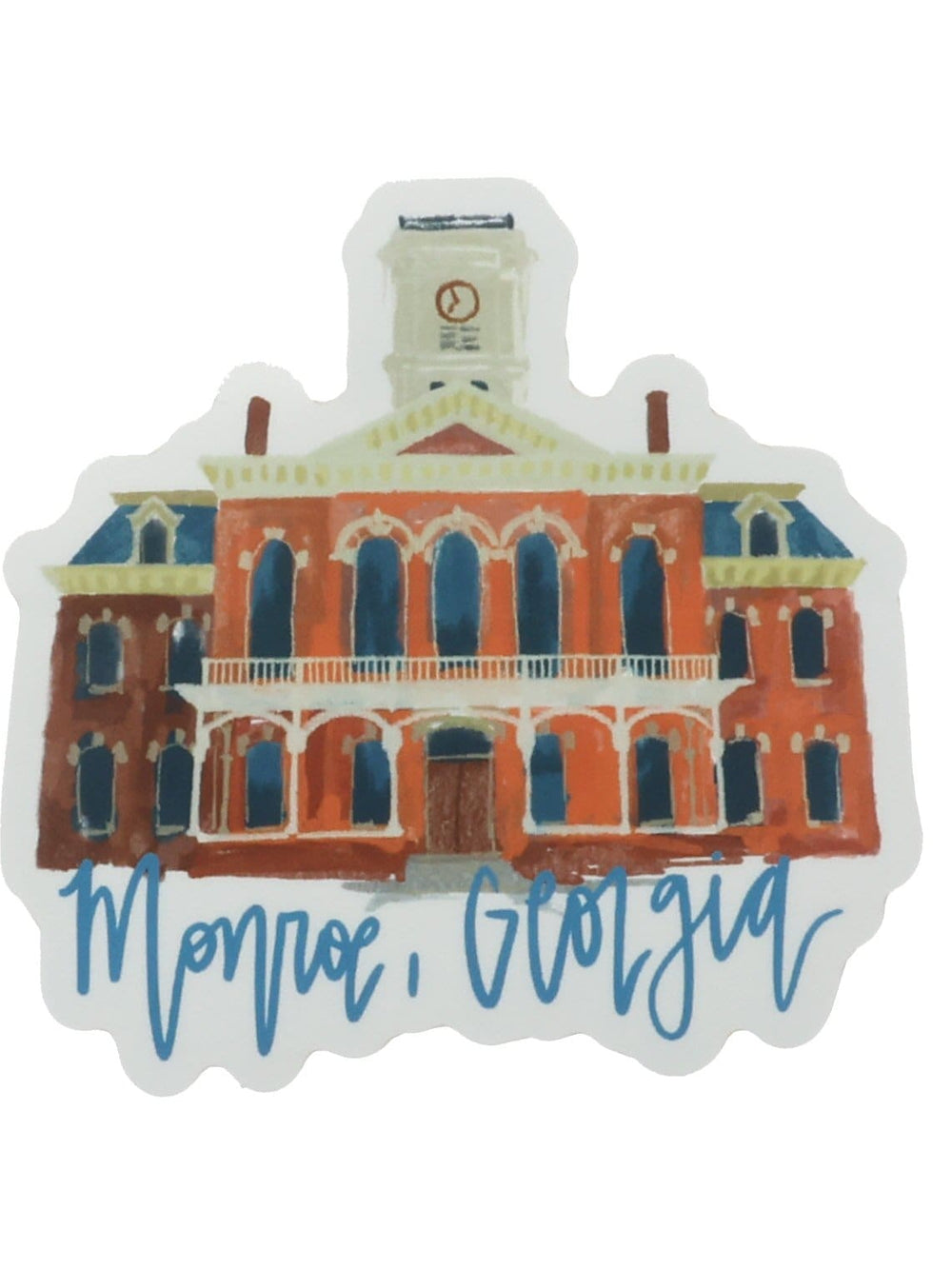 Monroe Courthouse Sticker from Rinse - family-made since 2003