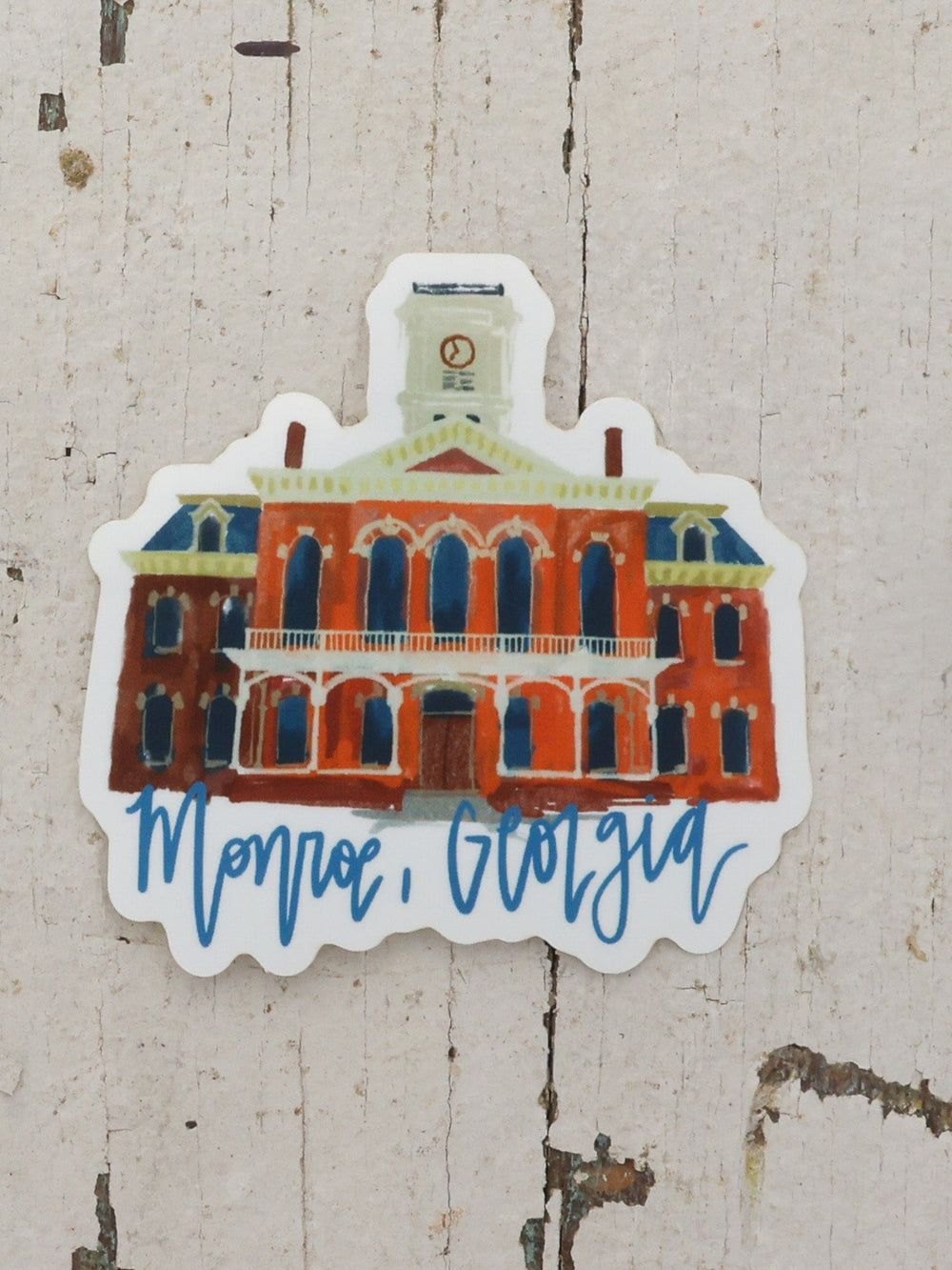 Monroe Courthouse Sticker by Rinse Bath & Body - lifestyle shot