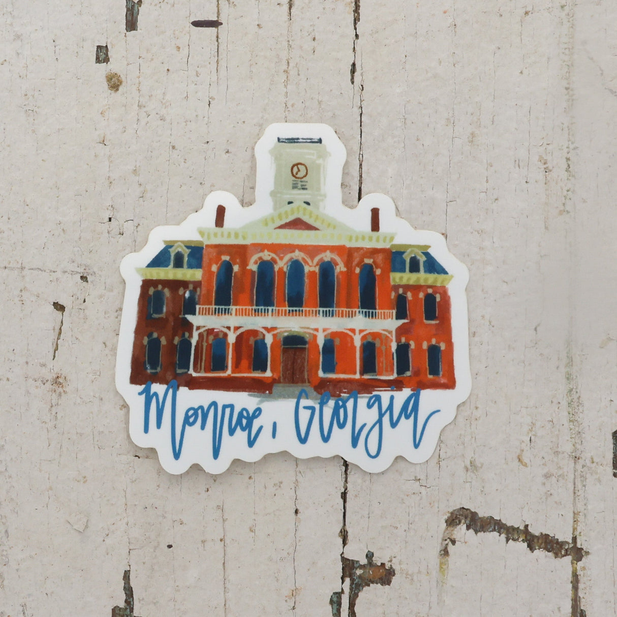 Monroe Courthouse Sticker by Rinse Bath & Body - lifestyle shot