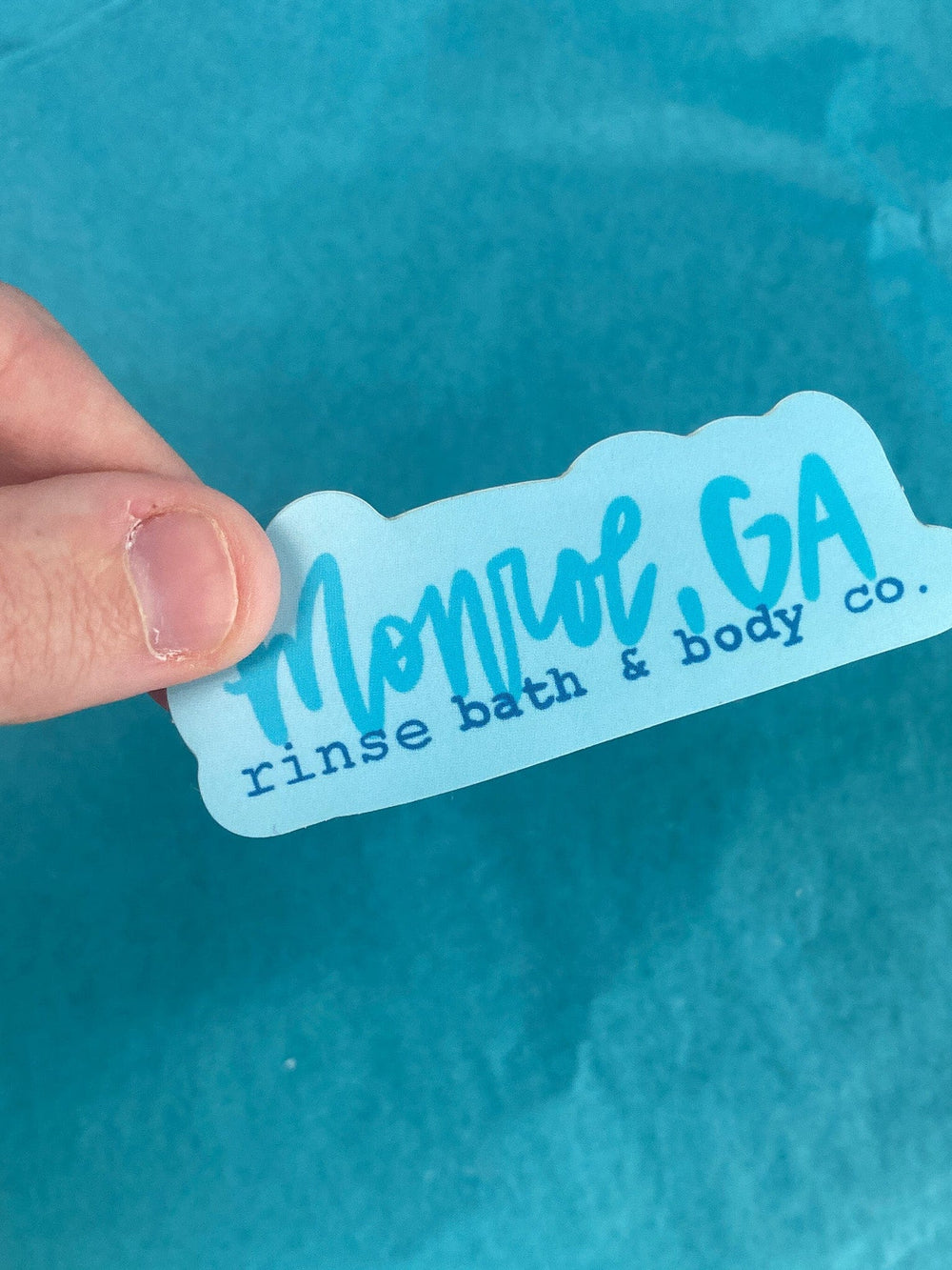 Monroe Rinse Sticker by Rinse Bath & Body - lifestyle shot