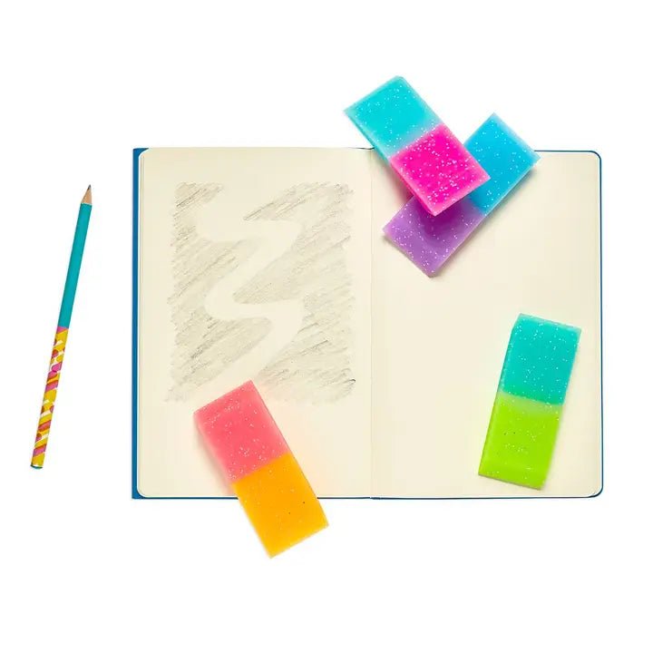 Oh My Glitter! Jumbo Erasers - Rinse Bath & Body