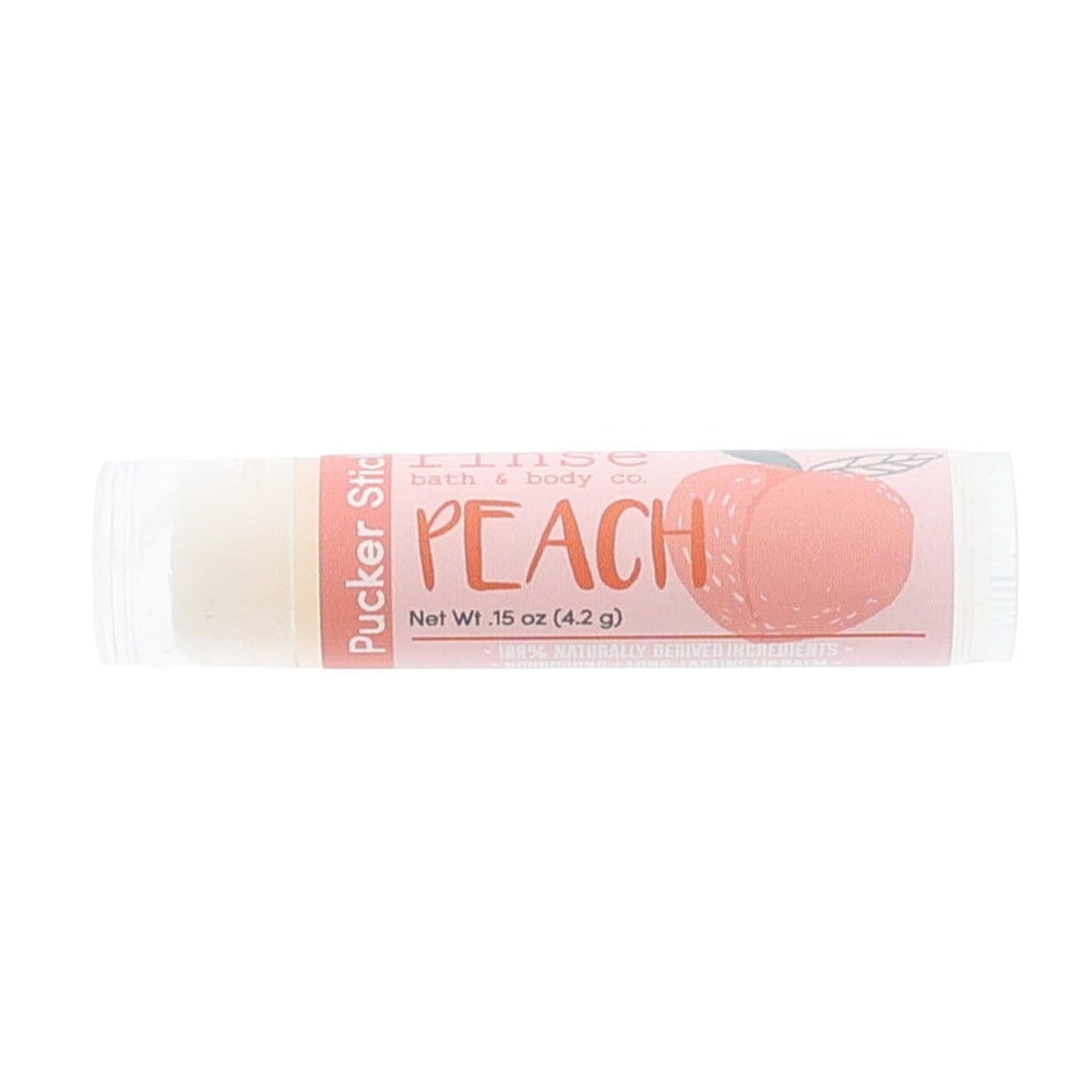 Natural natural lip balm | Peach | Rinse Bath & Body Co.
