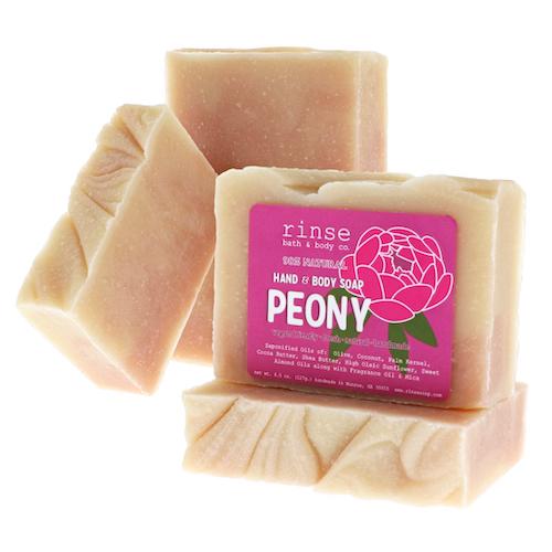 Peony Soap, Natural Soap by Rinse Bath & Body