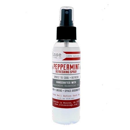 4 oz bottle of Peppermint Refreshing Spray - Rinse Bath & Body