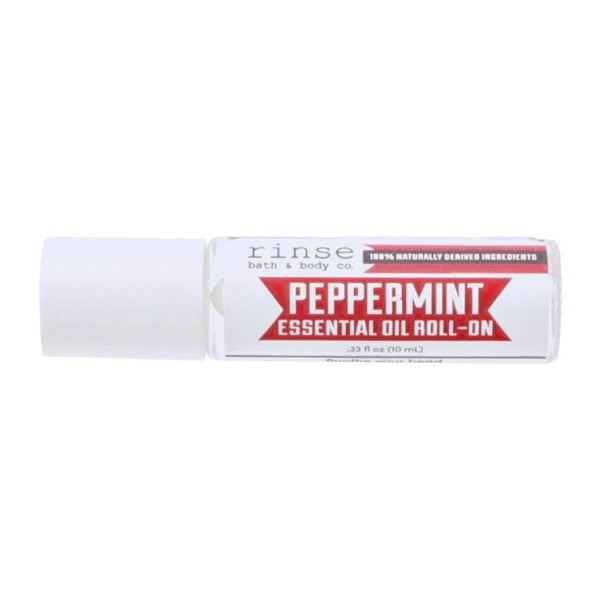 Peppermint Roll-On Essential Oil - Rinse Bath & Body