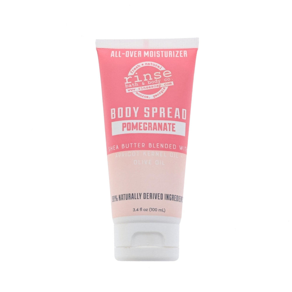 Natural natural body lotion tube | Pomegranate | Rinse Bath & Body Co.