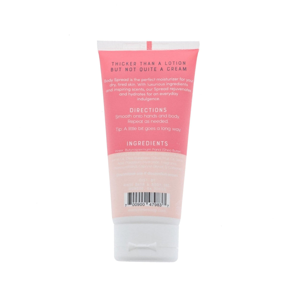 Rinse Pomegranate natural body lotion tube - on-the-go moisture - alternate angle