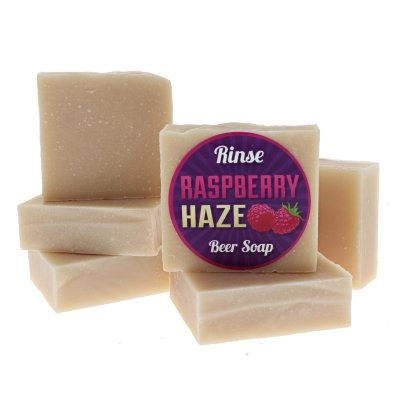 Raspberry Haze Beer Soap - Rinse Bath & Body