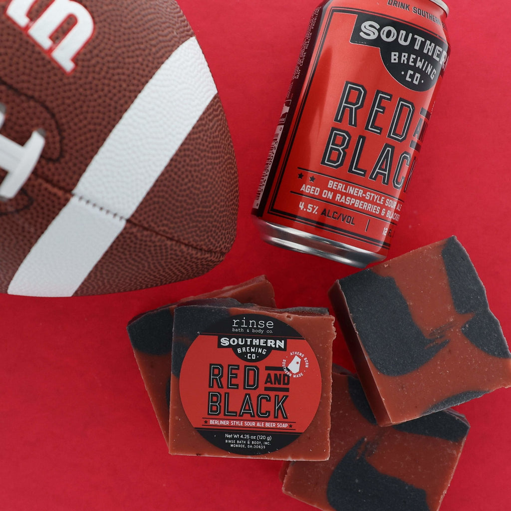 Red & Black Beer Soap - Rinse Bath & Body