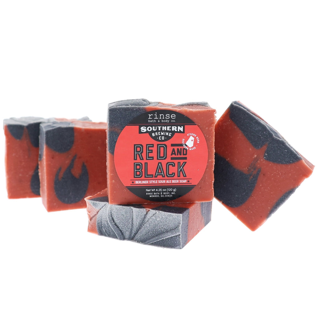 Red & Black Beer Soap - Rinse Bath & Body