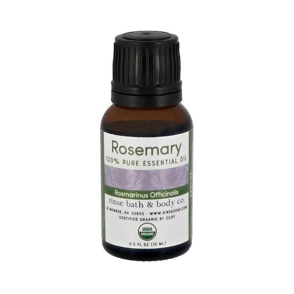Rosemary Essential Oil - Certified Organic - Rinse Bath & Body