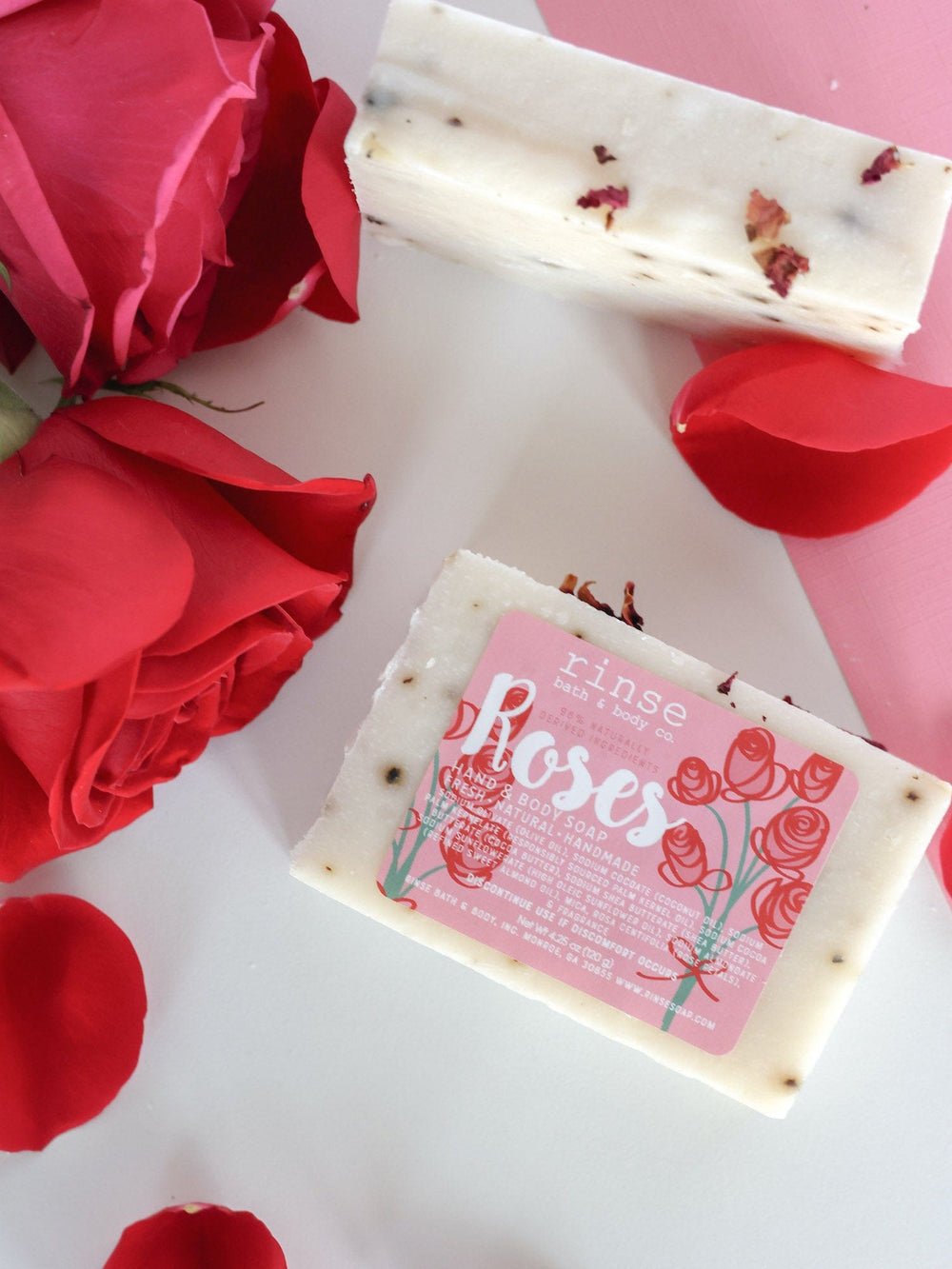 Rinse Tester - Seasonal Soap - handmade with care - texture close-up