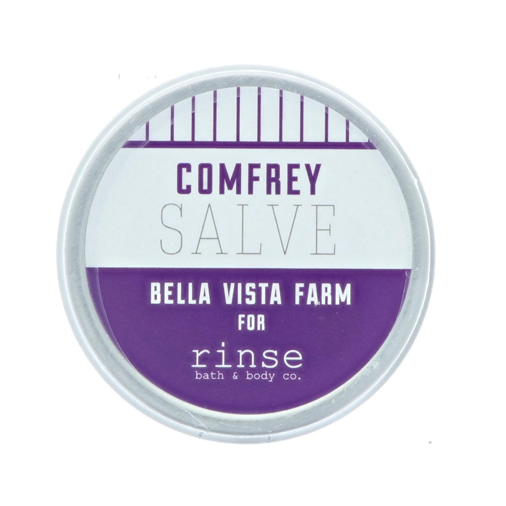 Comfrey natural healing salve from Rinse - beeswax based formula