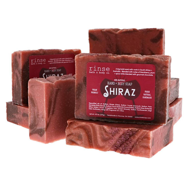 Shiraz Wine Soap - Rinse Bath & Body