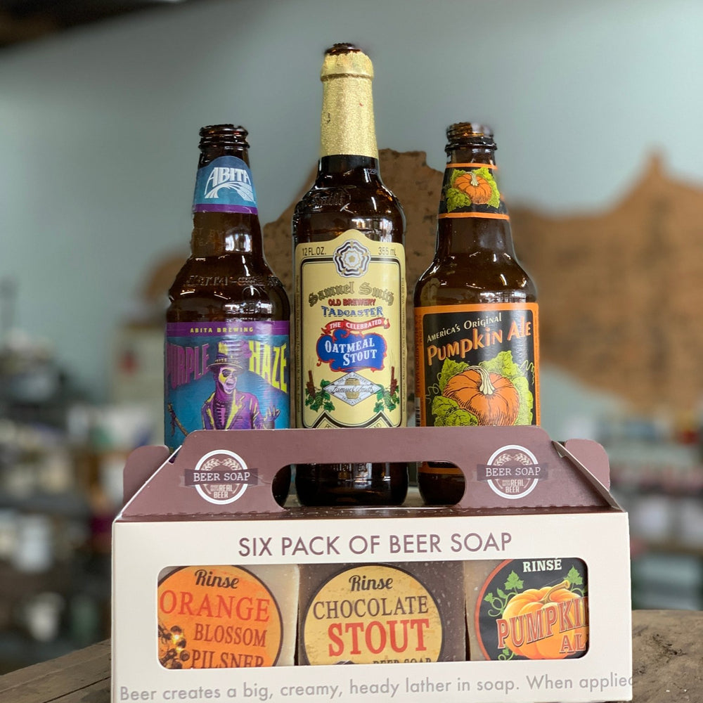 Rinse Assorted Craft Brews handmade natural bar soap - moisturizing and gentle - alternate angle