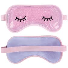 Lemon Lavender: Soothing Gel Eye Mask - Sleep Mask - alternate angle