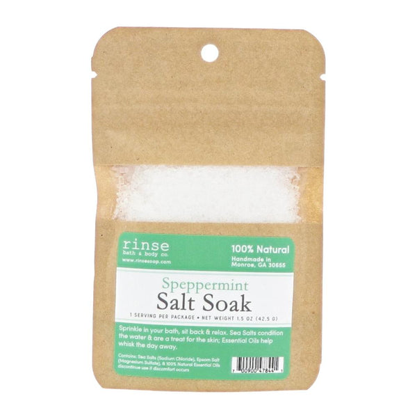 Speppermint Soaking Salts - Rinse Bath & Body