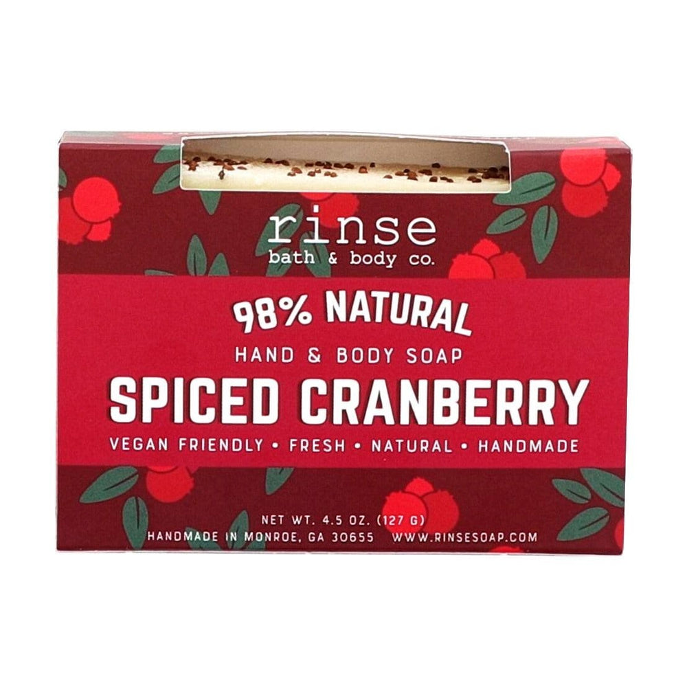 Rinse Spiced Cranberry Soap - Boxed - handmade natural product