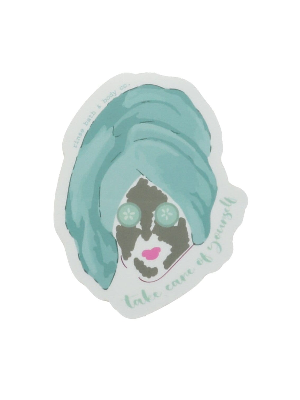 Handmade Take Care of Yourself Sticker - naturally derived
