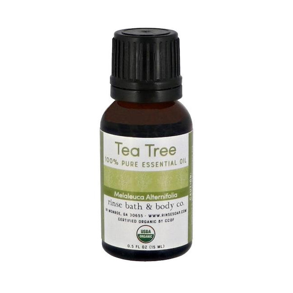 Tea Tree Essential Oil - Certified Organic - Rinse Bath & Body