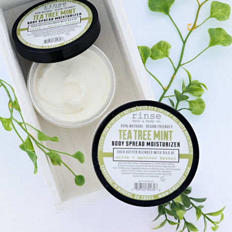 Natural natural body lotion | Tea Tree Mint | Rinse Bath & Body Co. - alternate angle