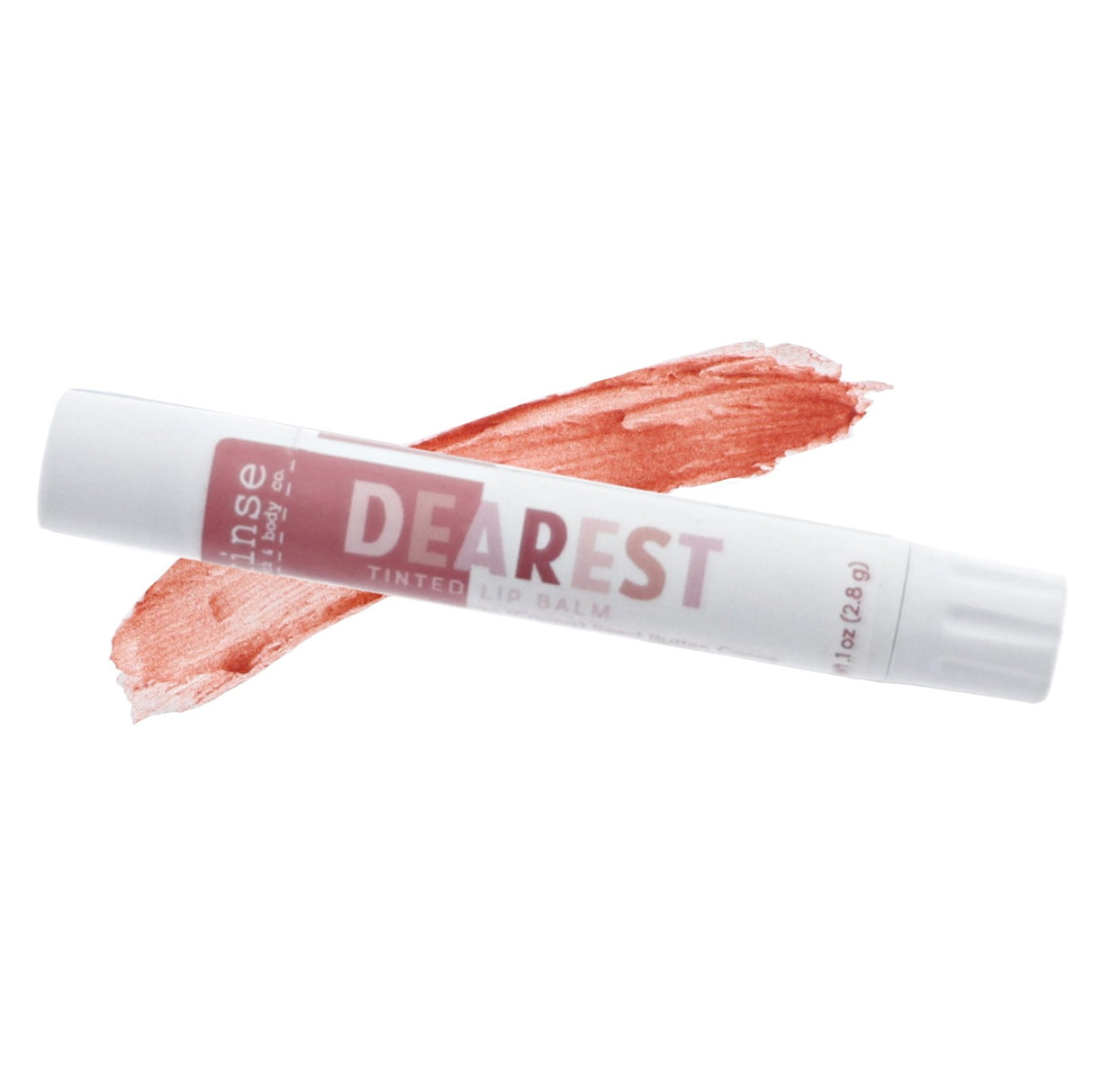 Rinse Dearest tinted natural lip balm - subtle color with hydration