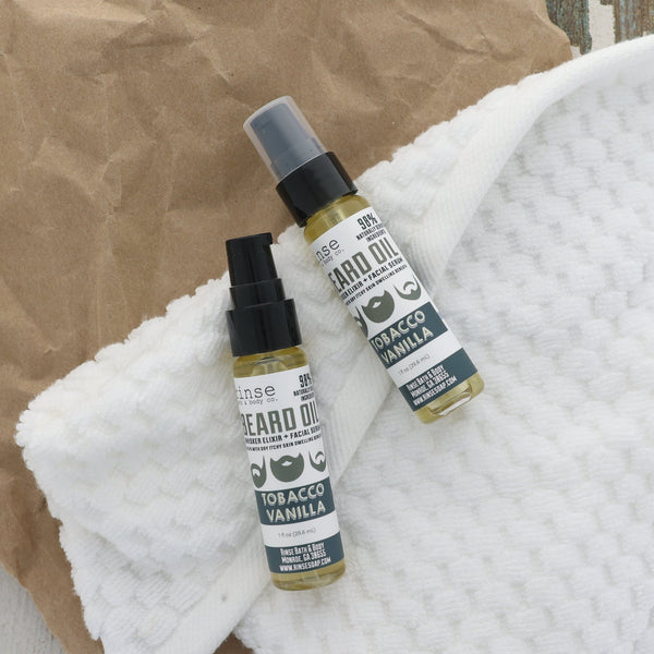 Tobacco Vanilla Beard Oil (skin & whisker elixir) - Rinse Bath & Body