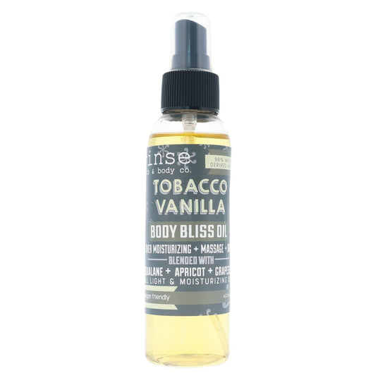 natural body oil in Tobacco Vanilla by Rinse Bath & Body