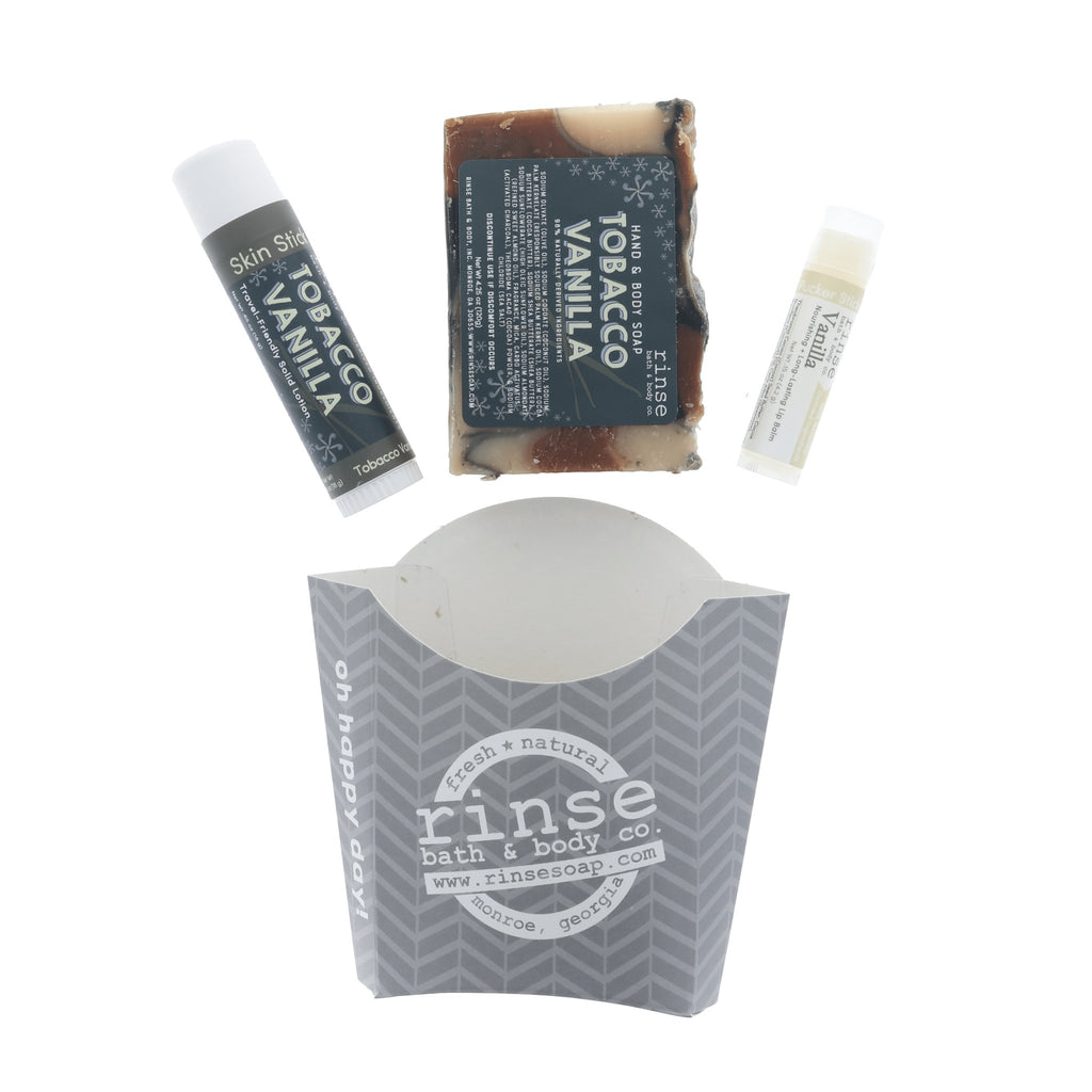 Tobacco Vanilla Fry Box Bundle - Rinse Bath & Body