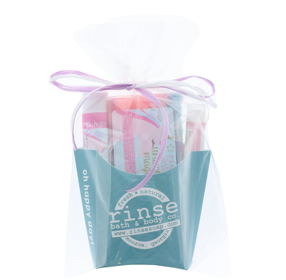 natural bath and body gift set in Unicorn by Rinse Bath & Body - lifestyle shot