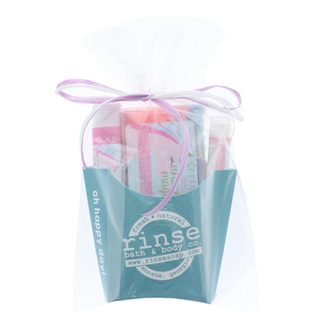 natural bath and body gift set in Unicorn by Rinse Bath & Body - lifestyle shot