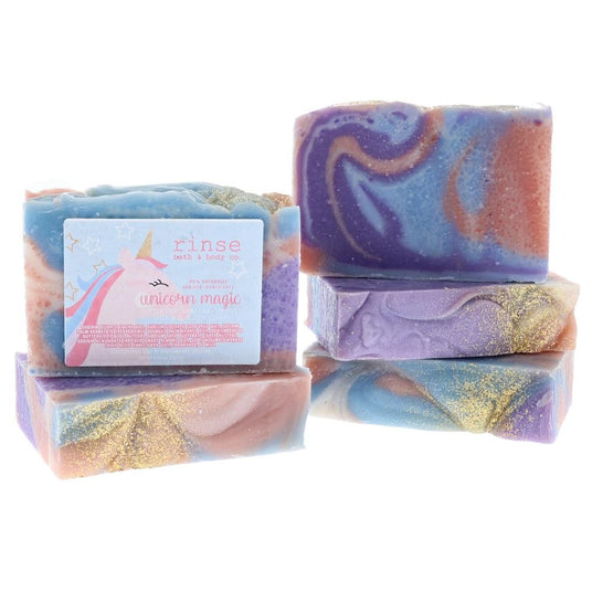 Rinse Unicorn handmade natural bar soap - moisturizing and gentle