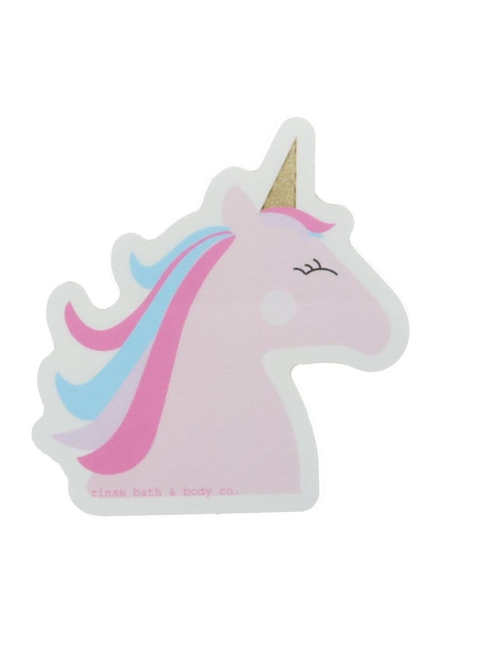 Handmade Unicorn Sticker - naturally derived