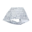 White Text Rinse Bondi Band - Hair Accessories