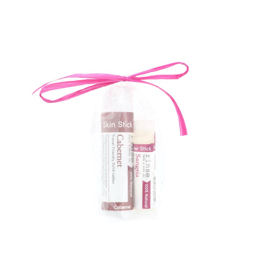 Wine Pucker & Skin Stick Bundle - Rinse Bath & Body