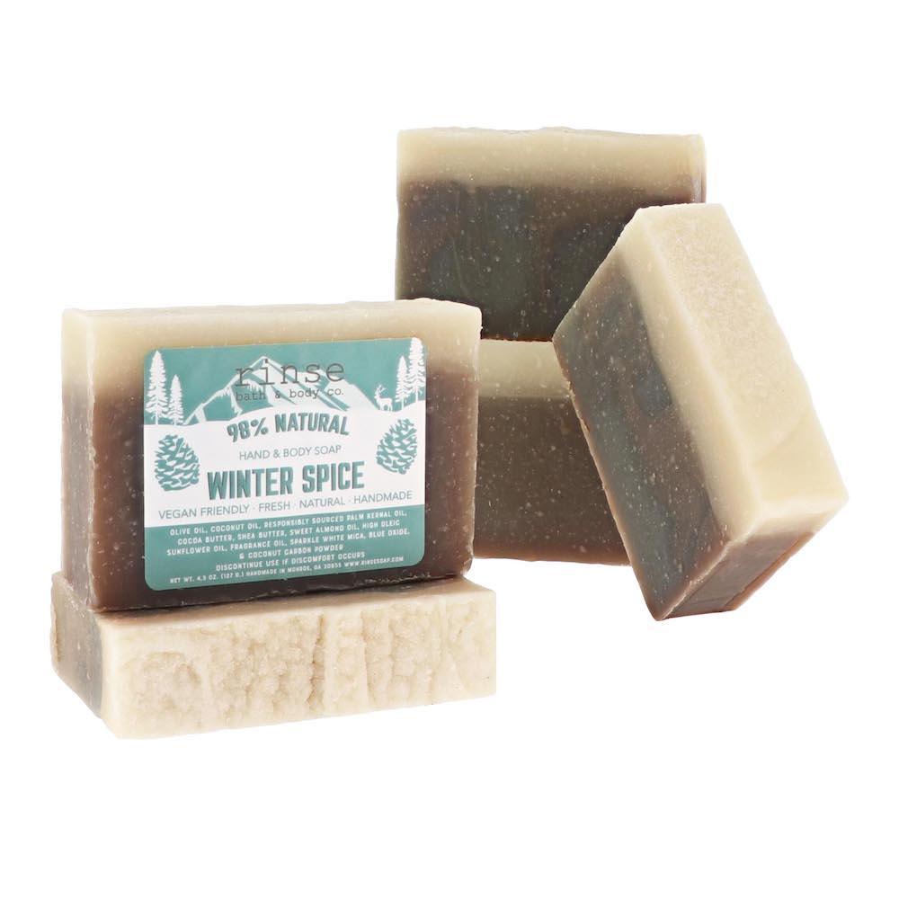 Winter Spice Soap - Boxed by Rinse Bath & Body - alternate angle