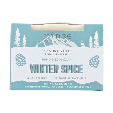 Rinse Winter Spice Soap - Boxed - moisturizing and gentle