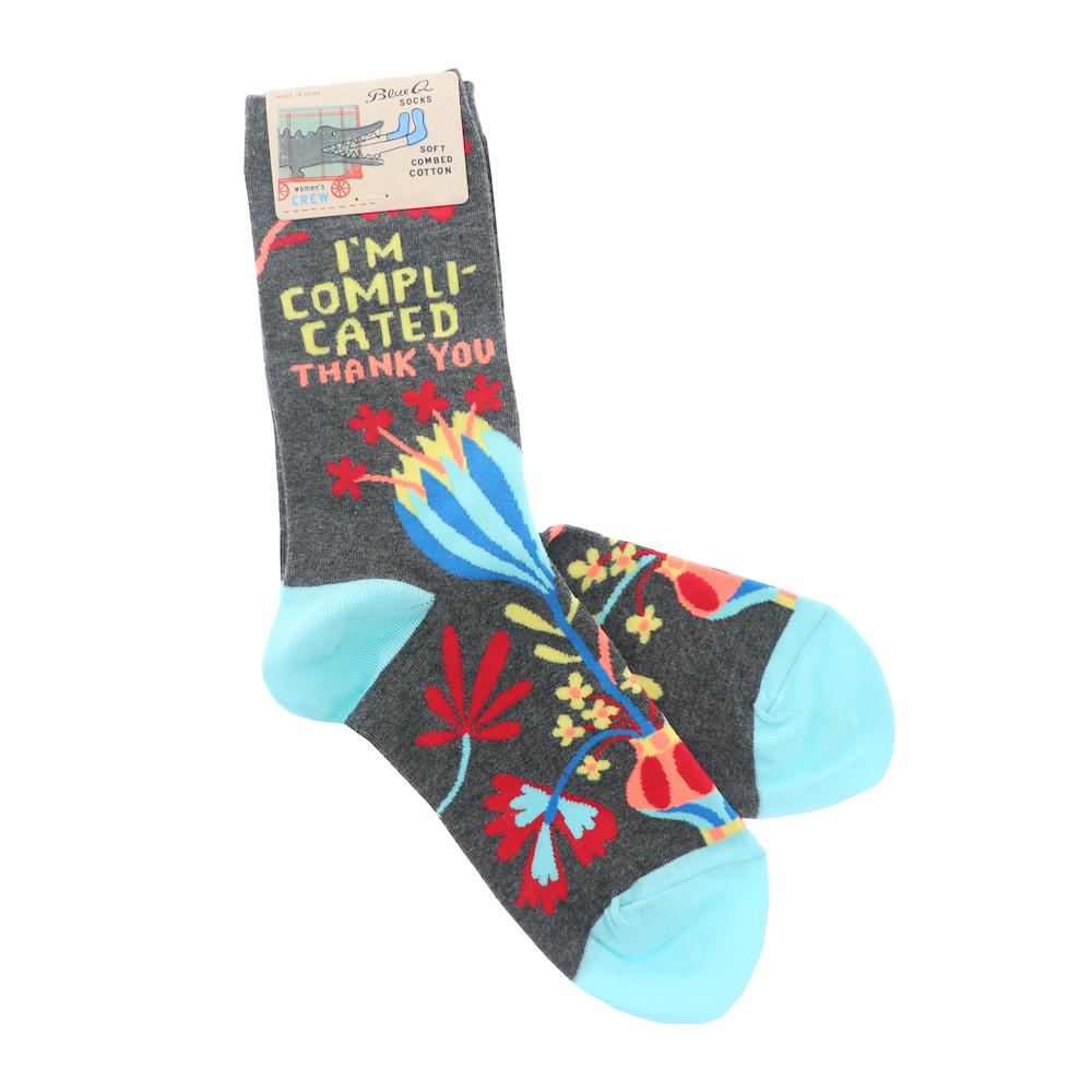 Women's Socks - I'm Complicated, Thank You - Rinse Bath & Body